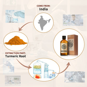 Turmeric Essential Oil AKARZ Natural And Pure (30ML,100ML )